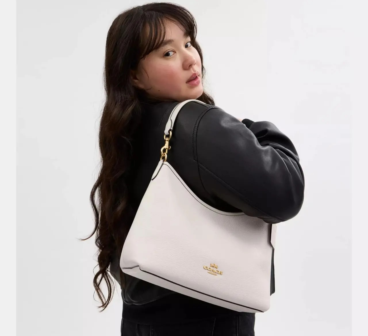Túi Nữ Coach Laurel Shoulder Bag 'Chalk' CR148-IMCHK — ảnh 3