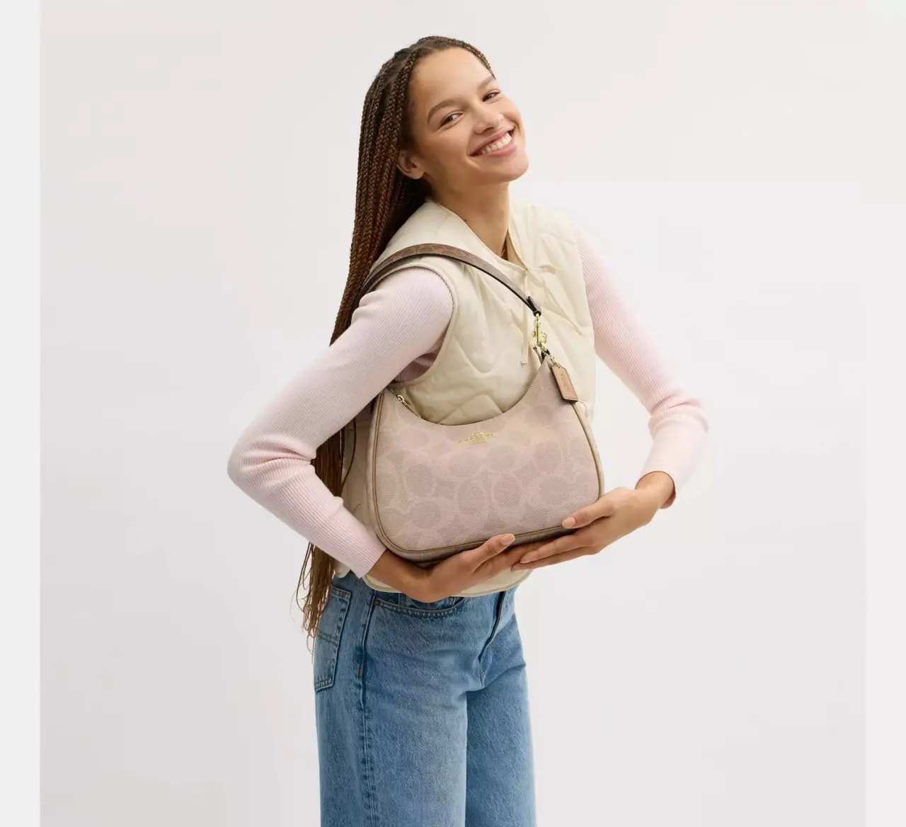 Túi Coach Teri Hobo Bag 'Tan' CAA69-IMXI9 — ảnh 3