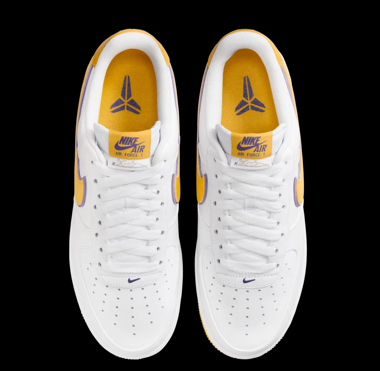 Giày Nike Air Force 1 Low Retro QS 'Lakers Home' FZ1151-100 — ảnh 3