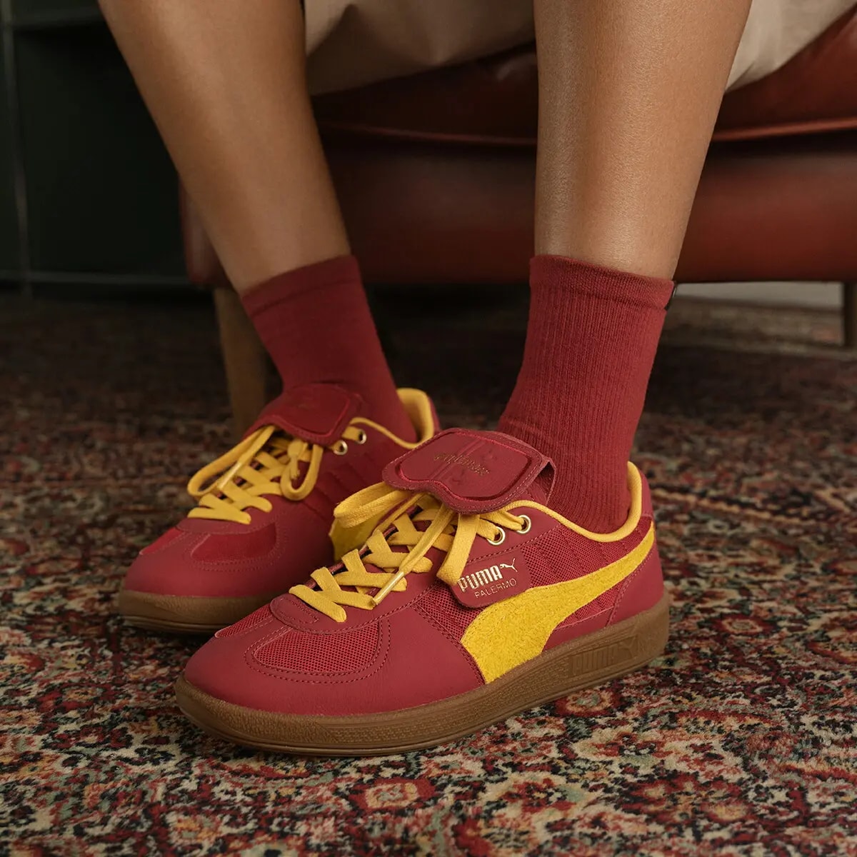 Giày Puma Palermo x Harry Potter 'Gryffindor' 401209-01 — ảnh 2