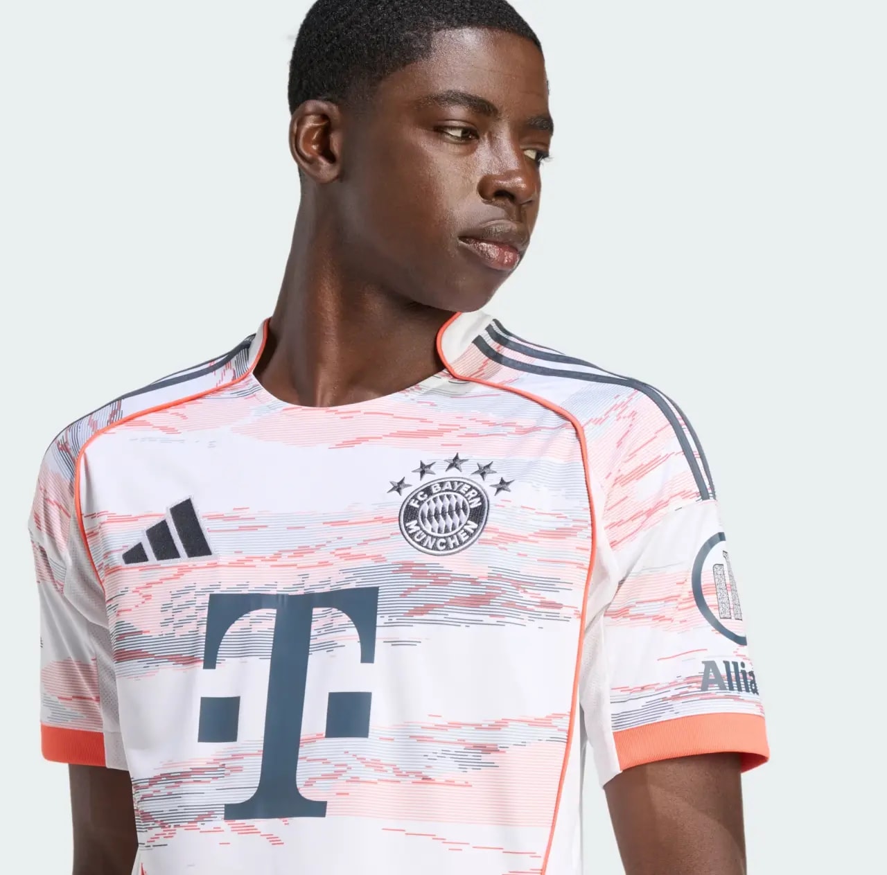 Áo Adidas FC Bayern 25/26 Away Jersey 'White' JJ2143 — ảnh 5