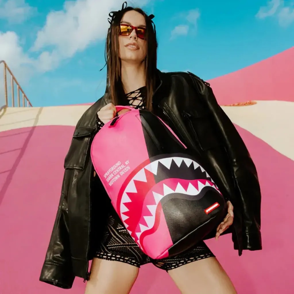 Balo Sprayground Shark Mouth ‘Rose Red’ W1035716 — ảnh 4
