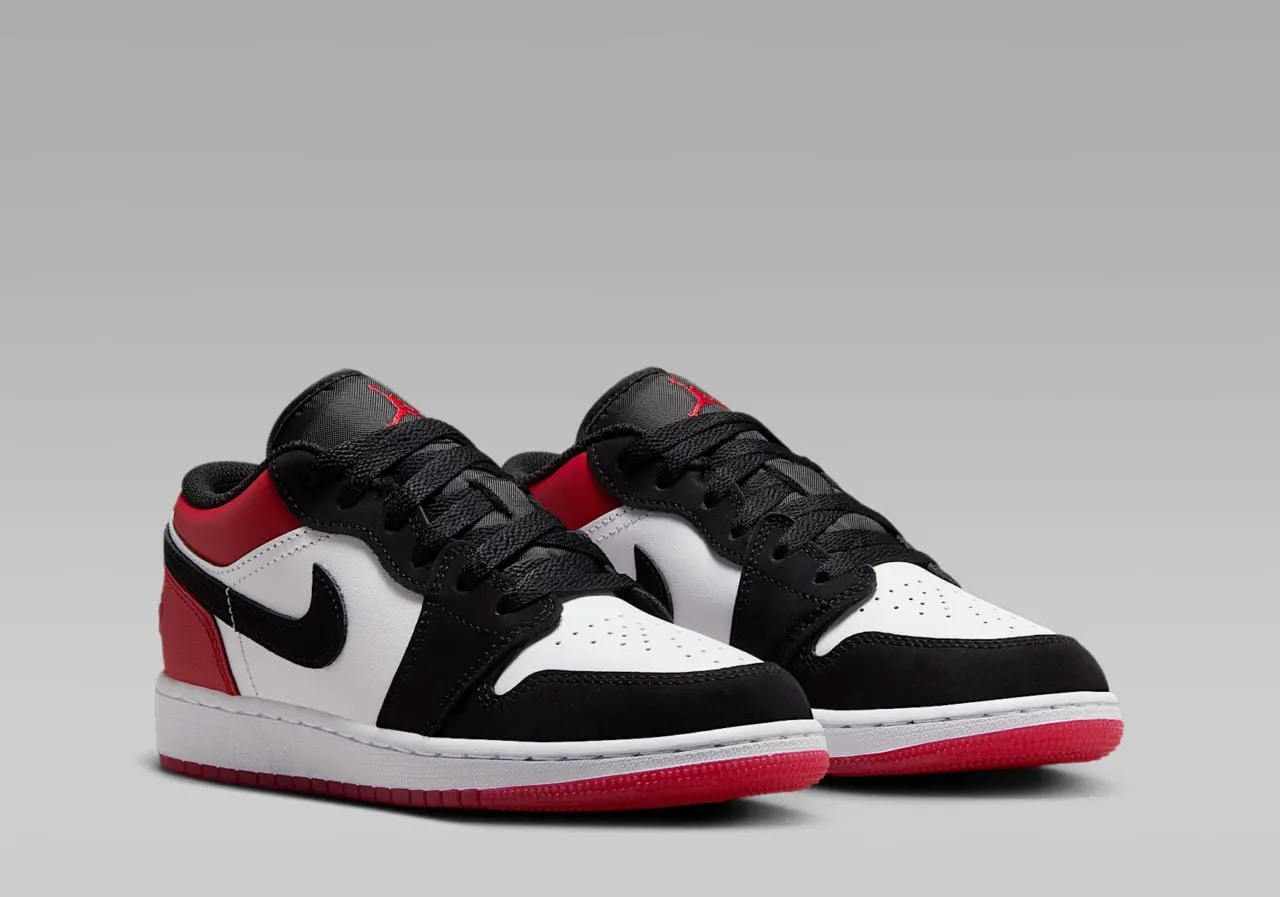 Giày Nike Air Jordan 1 Low SE 2025 GS 'Black Toe' IB8970-106 — ảnh 4