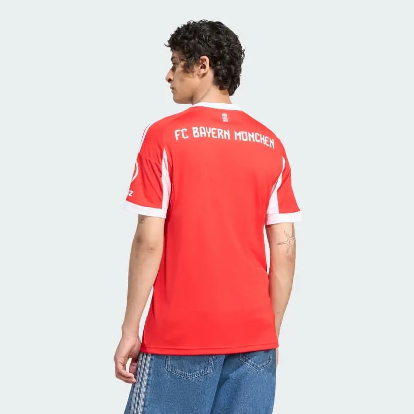 Áo Adidas FC Bayern 25/26 Home Jersey 'Red' JJ2137 — ảnh 3