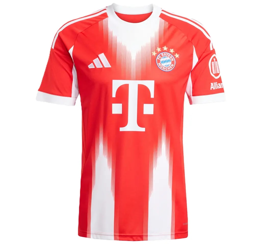 Áo Adidas FC Bayern 25/26 Home Jersey 'Red' JJ2137 — kich-thuoc: L