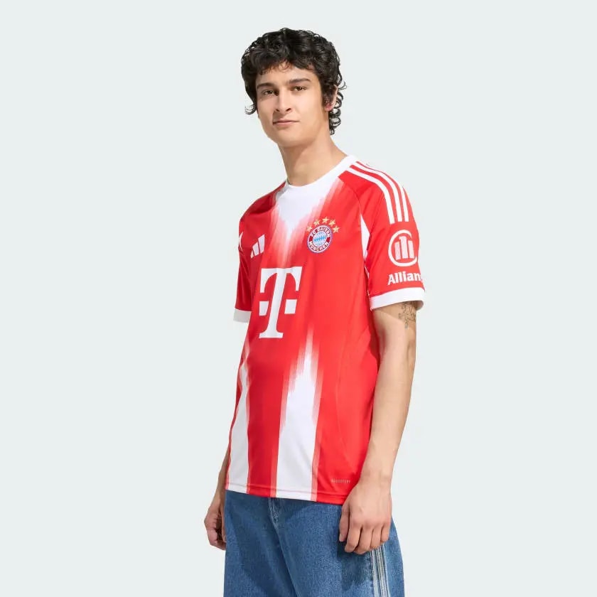 Áo Adidas FC Bayern 25/26 Home Jersey 'Red' JJ2137 — ảnh 4