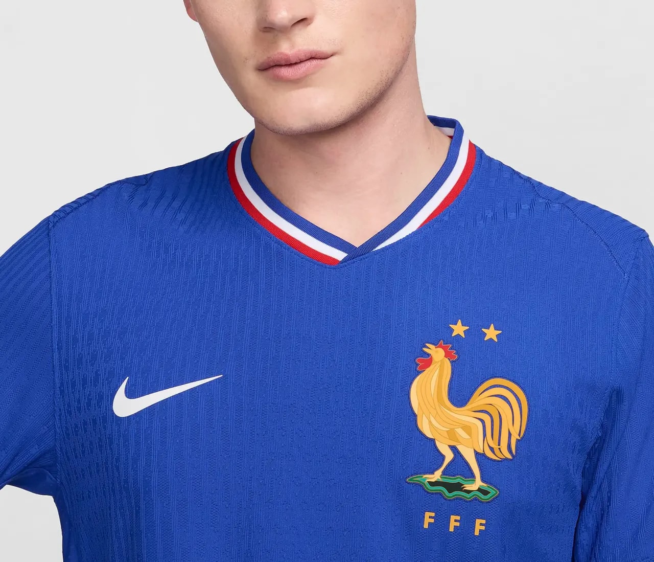 Áo Nike France 2024/25 Match Home 'Blue' FJ1254-452 — ảnh 3