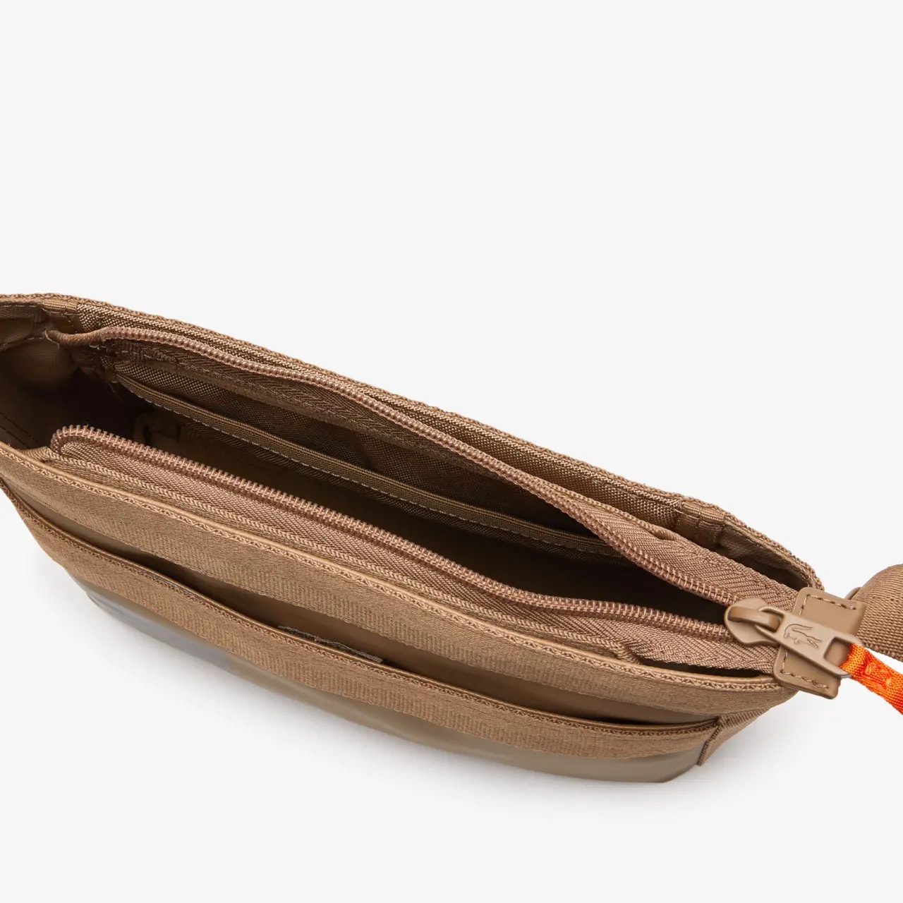 Túi Lacoste Signature Print Water-Repellent 'Brown' NH4035OU-K88 — ảnh 2