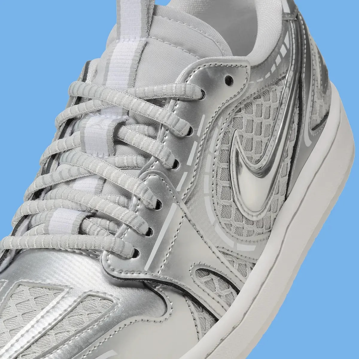 Giày Nike Air Jordan 1 Low Method Of Make V3 'Metallic Silver' HQ2186-002 — ảnh 4