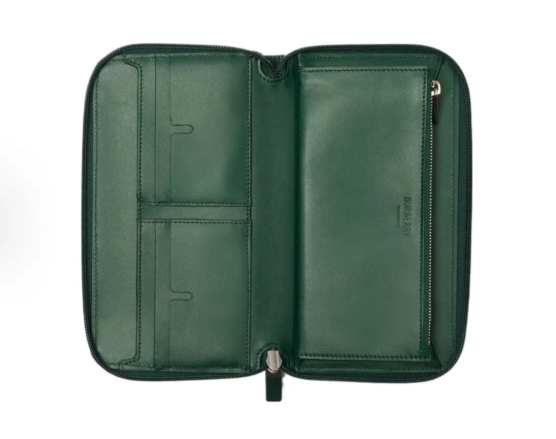 Ví Burberry Check Long Wallet 'Green' 80807381 — ảnh 3