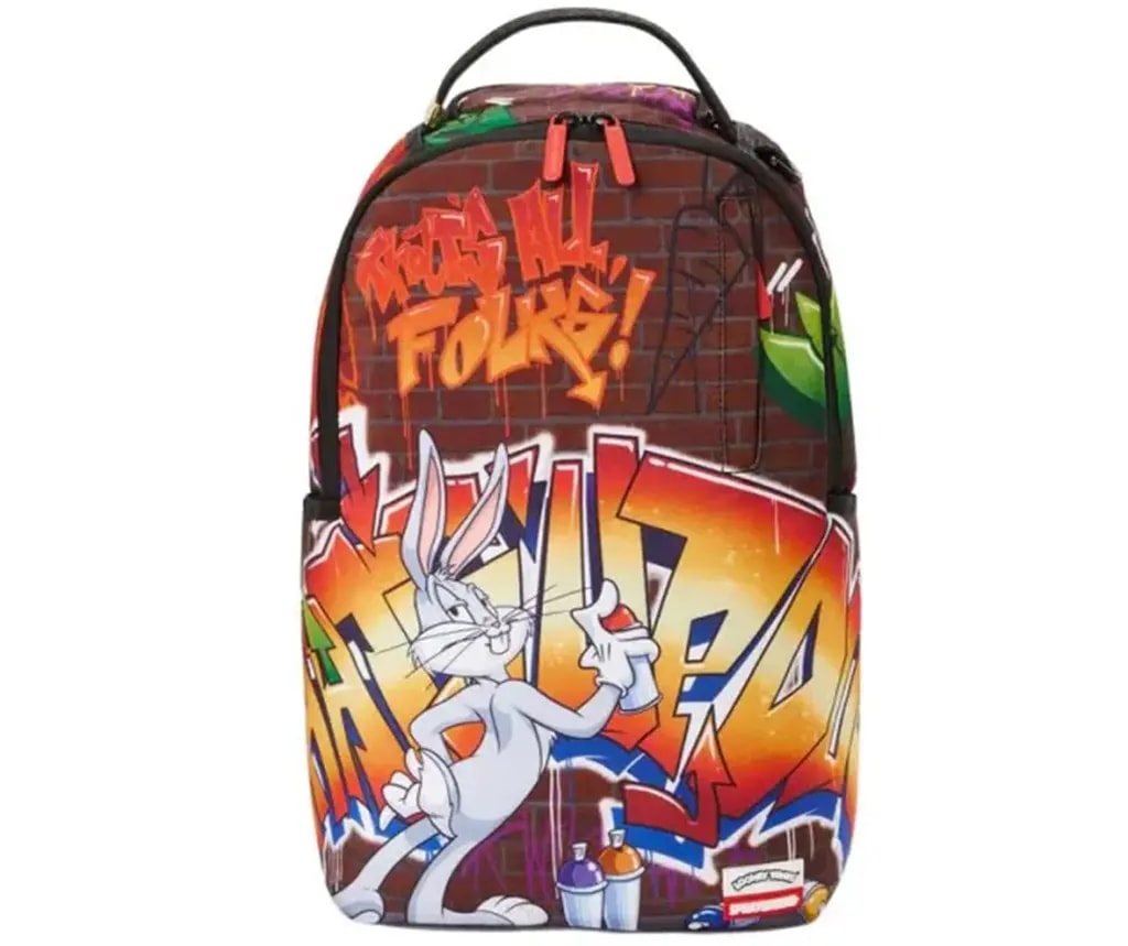 Balo Sprayground x Looney Tunes Graff 'Orange' 910B4383NSZ Balo Sprayground x Looney Tunes Graff 'Orange' 910B4383NSZ