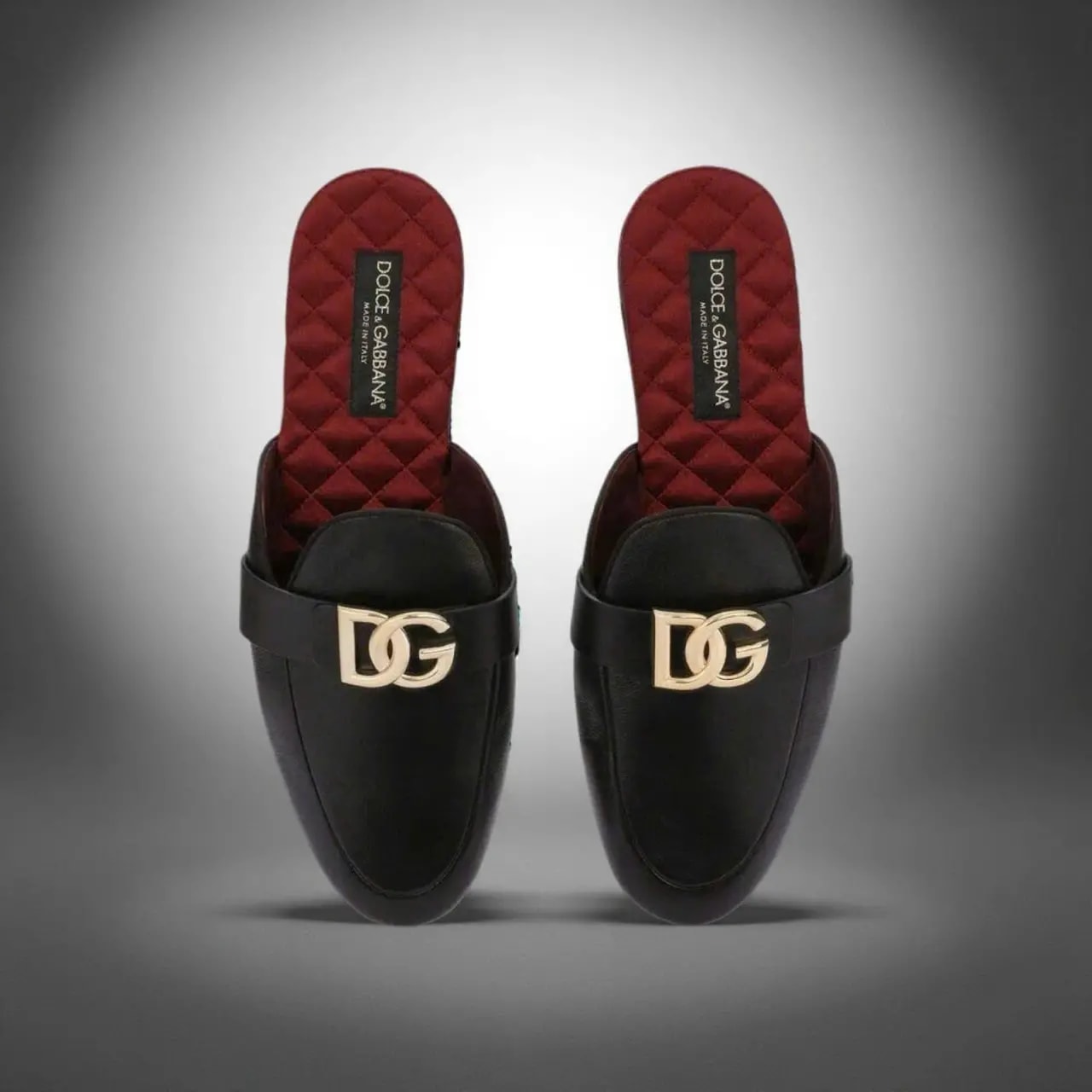 Giày Dolce & Gabbana D&G Leather Loafers 'Black' A80285AJ63480999 — ảnh 3