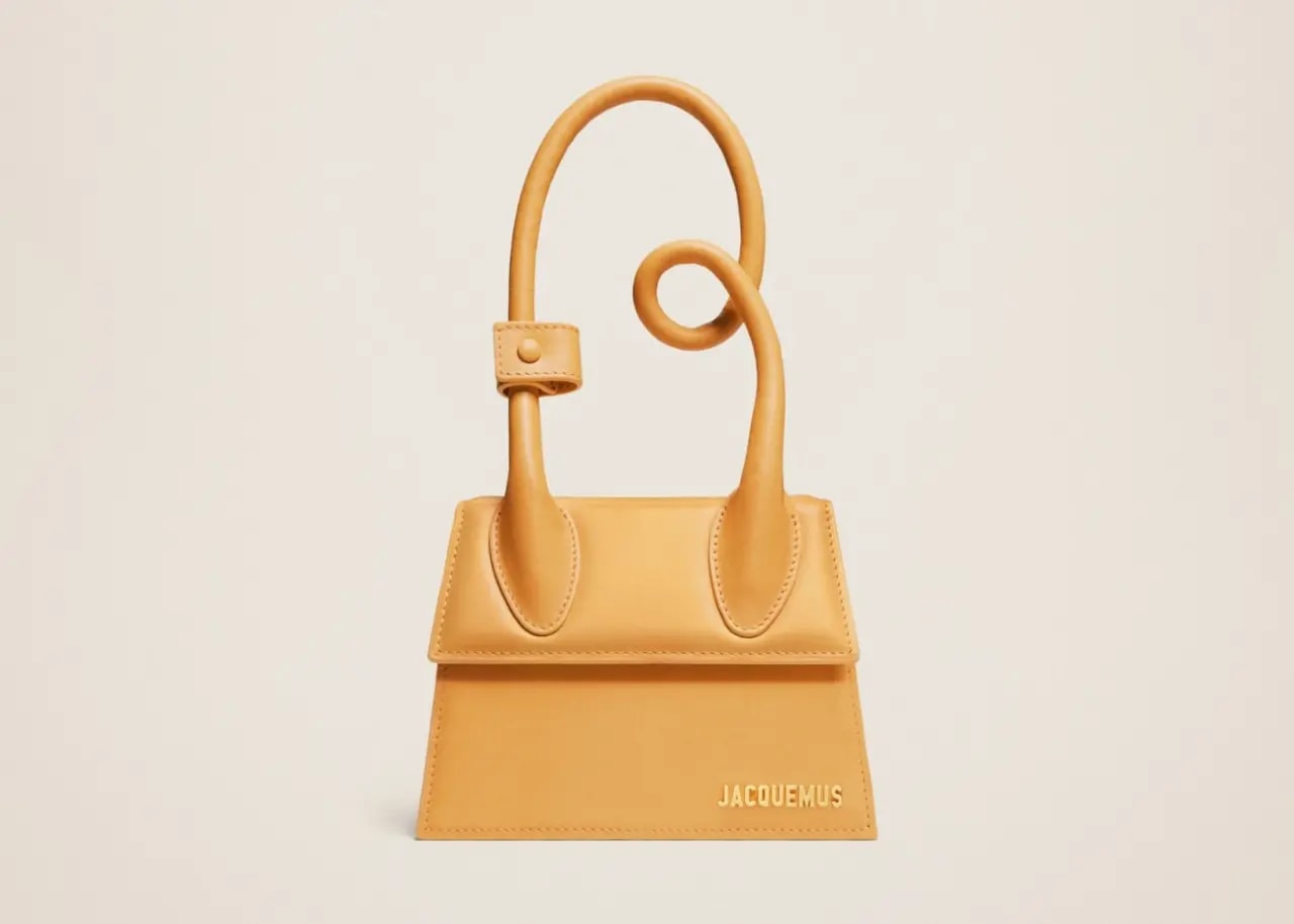 Túi Jacquemus Le Chiquito Noeud 'Dark Yellow' 213BA005-3060-290 — ảnh 2