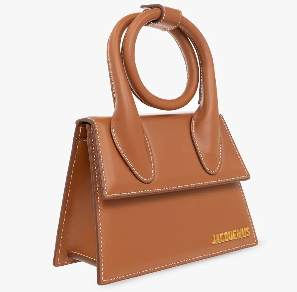 Túi Jacquemus Le Chiquito Noeud Shoulder Bag 'Brown' 213BA005-3072-811 — ảnh 2