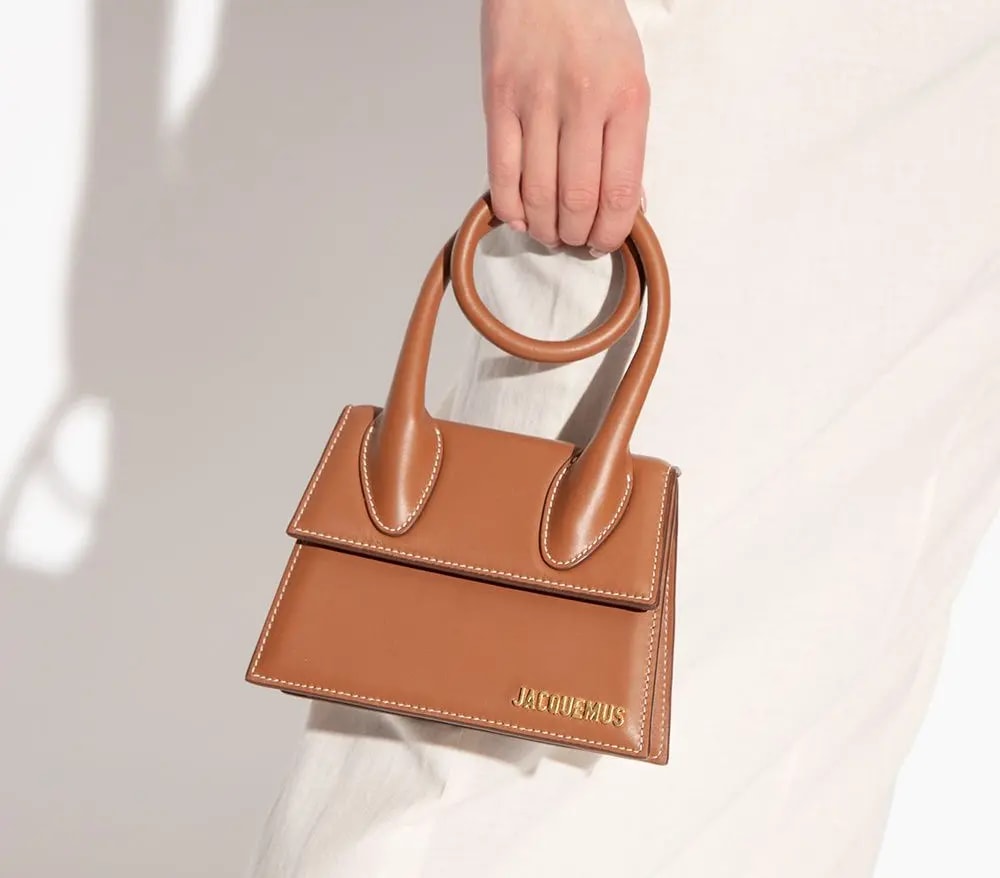 Túi Jacquemus Le Chiquito Noeud Shoulder Bag 'Brown' 213BA005-3072-811 — ảnh 4