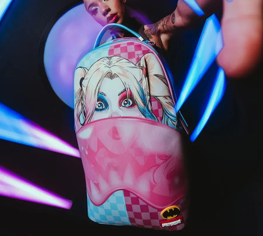 Balo Sprayground Shark Mouth x DC 'Harley Quinn' W1035734 — ảnh 2
