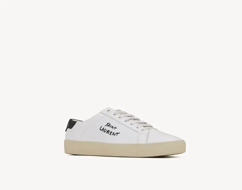 Giày Saint Laurent Court Classic SL06 'White' 610685AABEE9061 — ảnh 2