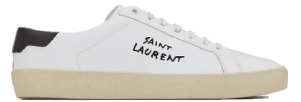 Giày Saint Laurent Court Classic SL06 'White' 610685AABEE9061 — kich-thuoc: 41