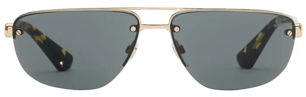Kính Burberry Metal Shield Rectangular Sunglasses​ 'Gold' 40844701