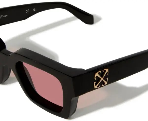 Kính Off-White Virgil Square Frame Sunglasses 'Black' OERI126C99PLA0011025 — ảnh 3