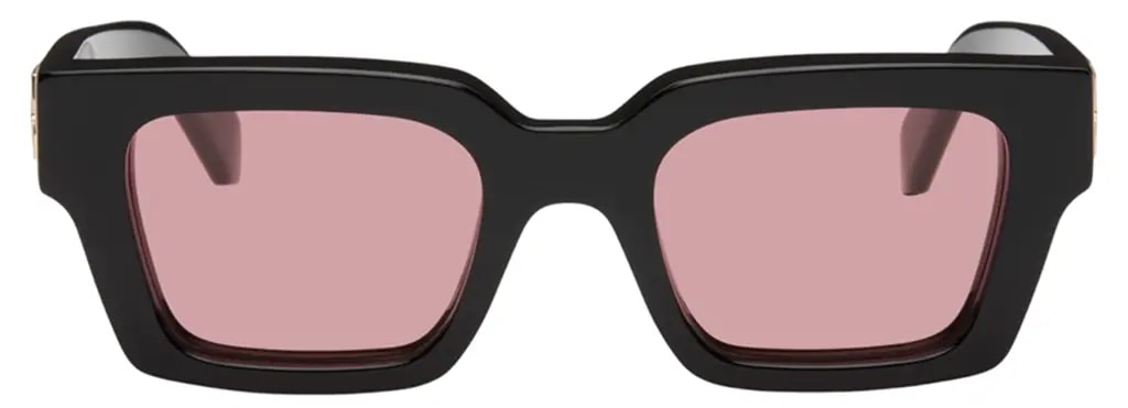 Kính Off-White Virgil Square Frame Sunglasses 'Black' OERI126C99PLA0011025