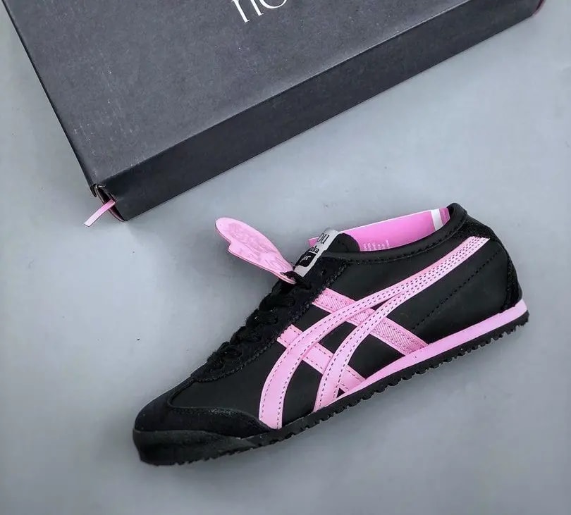 Giày Onitsuka Tiger Mexico 66 x PATOU 'Black Cotton Candy' 1183C380-001 — ảnh 2