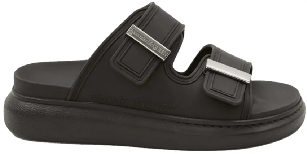 Dép Alexander McQueen Hybrid Slide 'Black' 663563W4Q511081 — kich-thuoc: 40