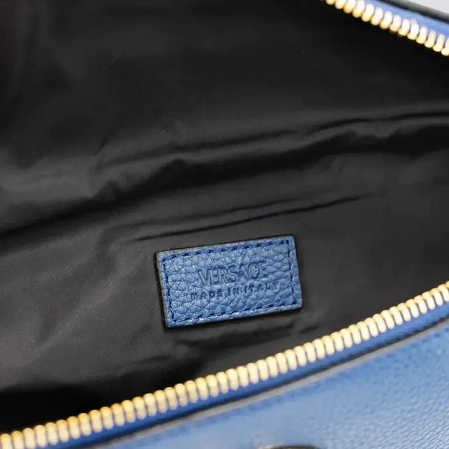 Túi Versace Grainy Calf Leather 'Blue' 1002884-1A02187-2UC4V — ảnh 2