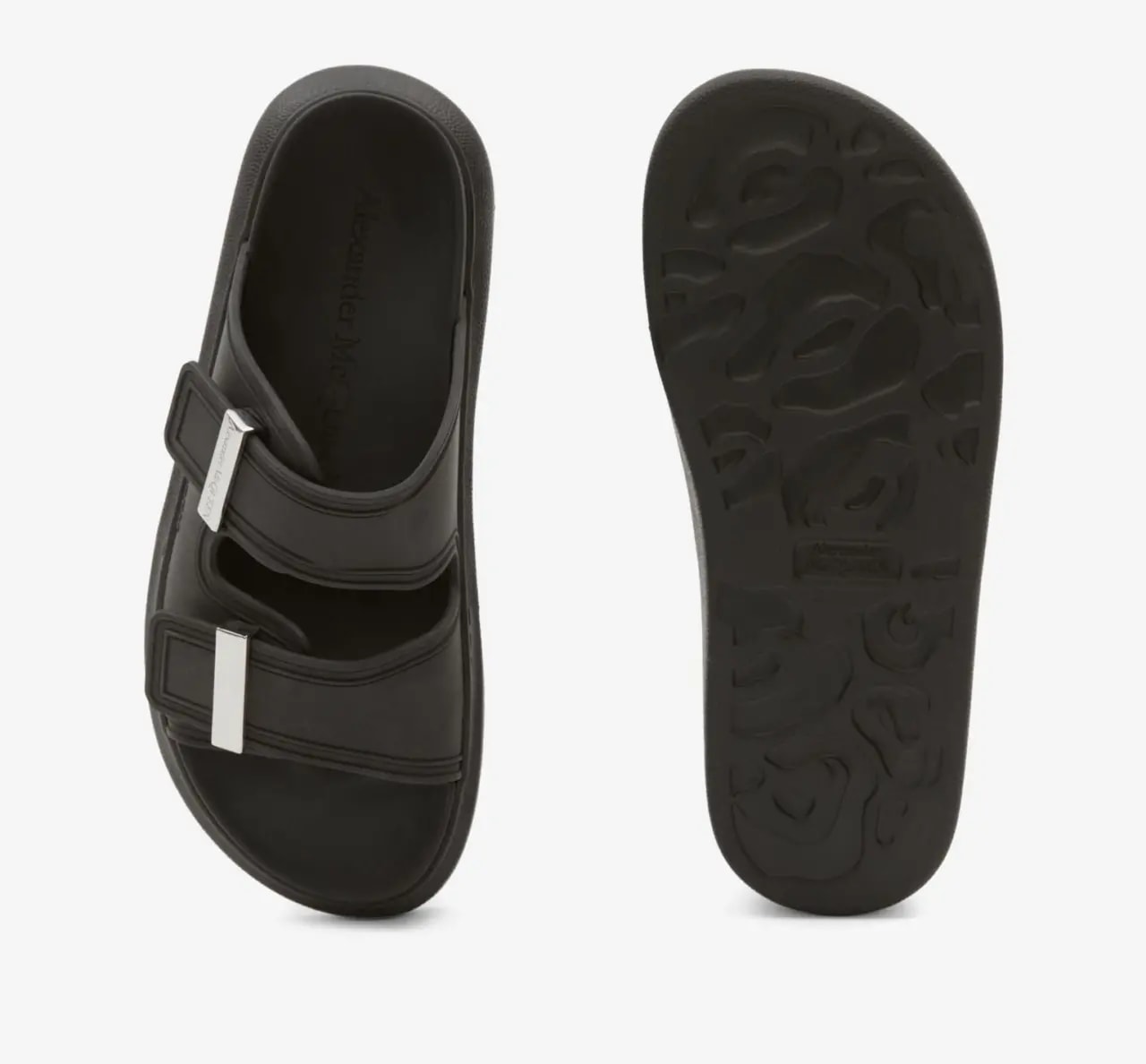 Dép Alexander McQueen Hybrid Slide 'Black' 663563W4Q511081 — ảnh 2