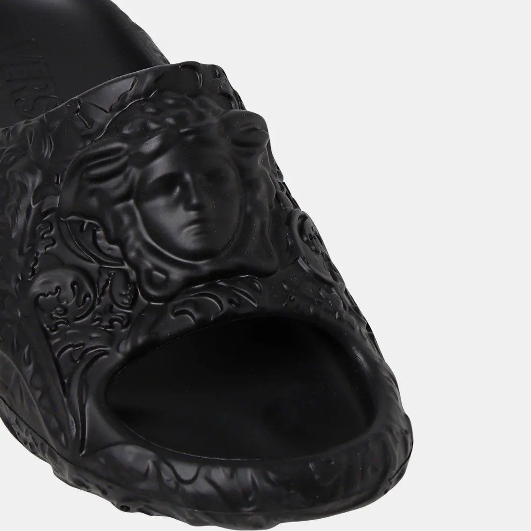 Dép Versace Dimension Medusa 'Black' 1005746-1A03446-1B000 — ảnh 3