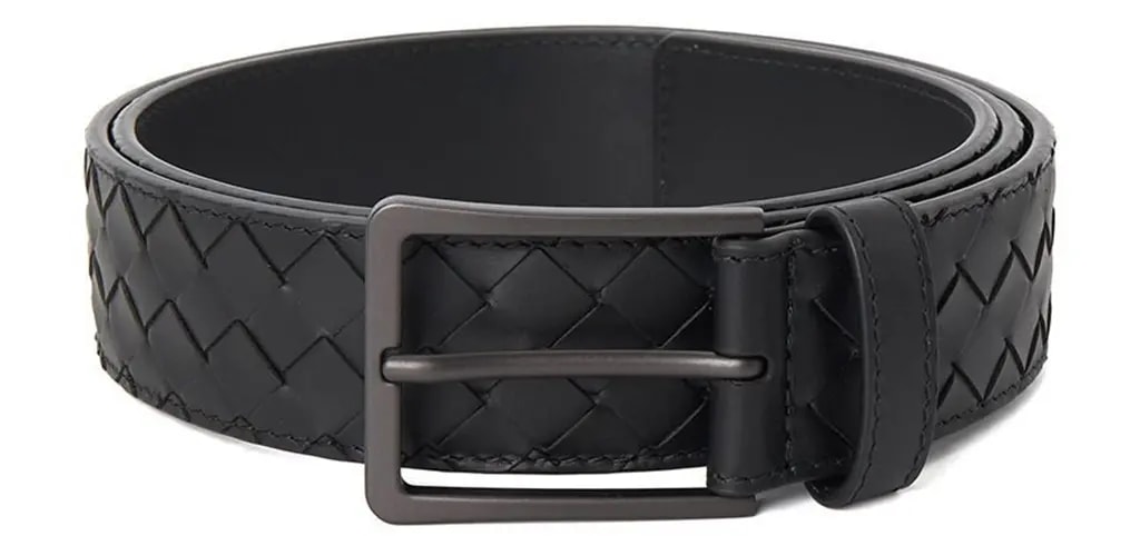 Thắt Lưng Bottega Veneta Intrecciato 'Black' 475599-V47W0-1275