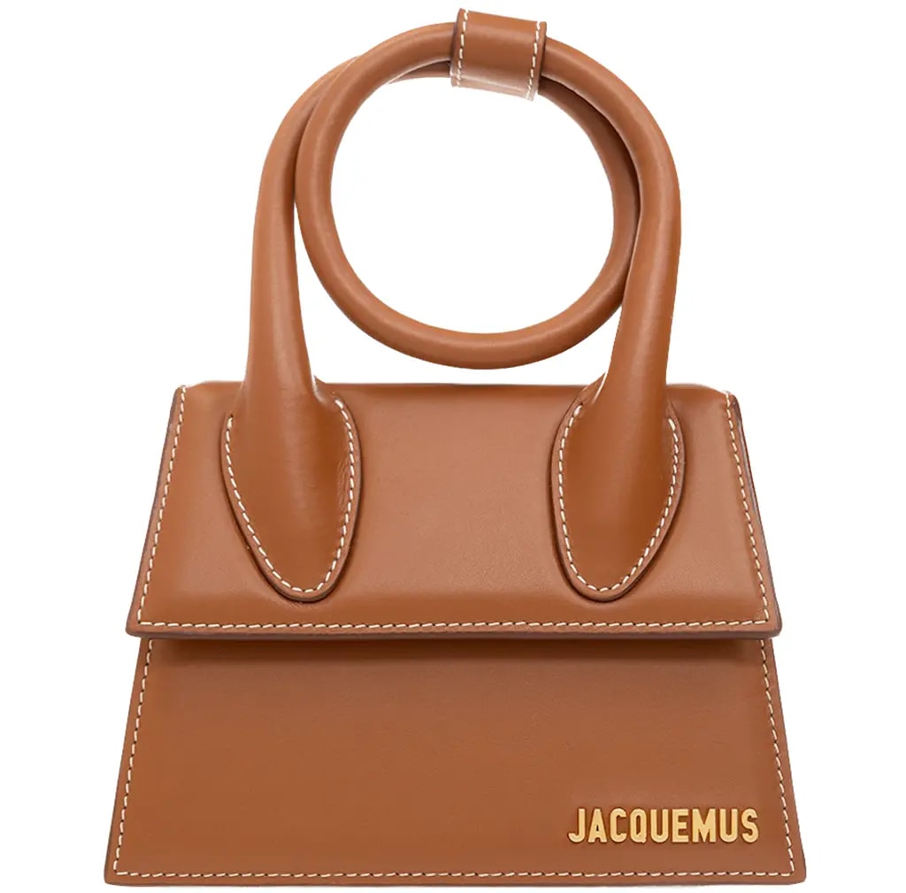 Túi Jacquemus Le Chiquito Noeud Shoulder Bag 'Brown' 213BA005-3072-811