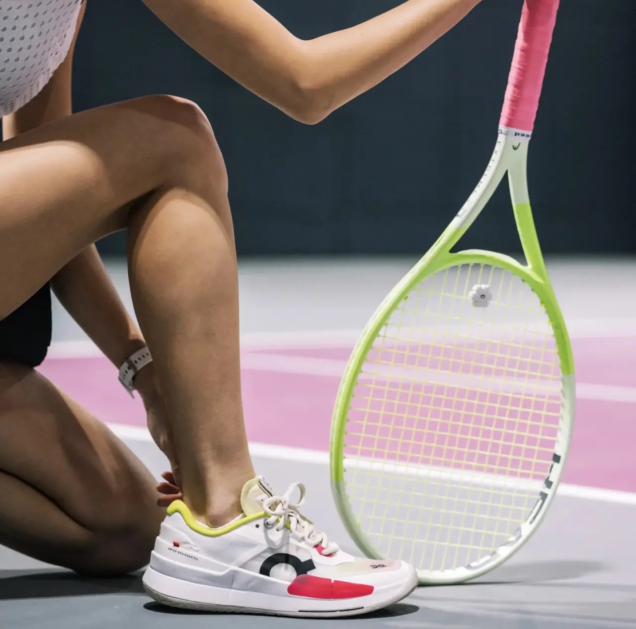 Giày On The Roger Pro 2 'White Lime' 3WE10332929 — ảnh 3