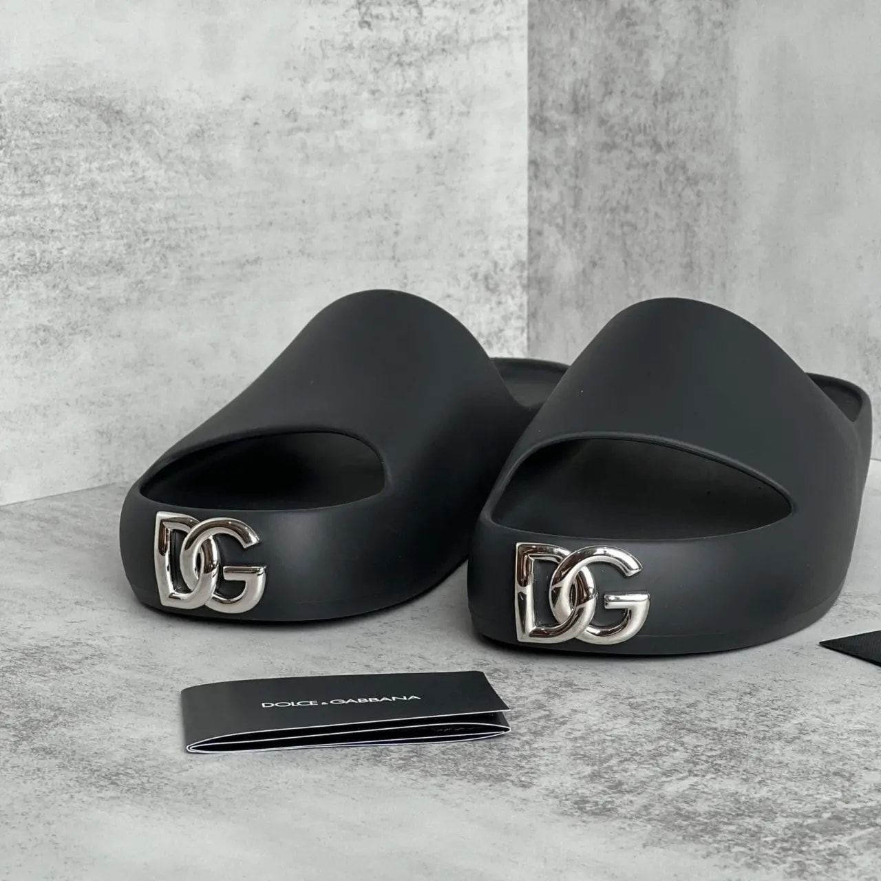 Dép Dolce & Gabbana DG Logo 'Black' CS2013AY537880999 — ảnh 3