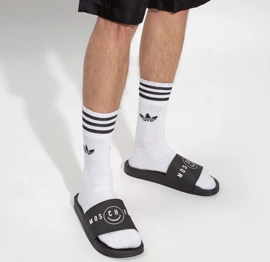 Dép Moschino Milano Slides 'Black' MB28512G1FG12 — ảnh 2
