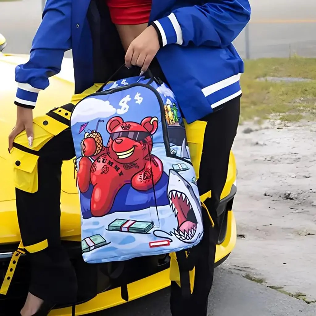 Balo Sprayground Polyester Backpack ‘Multicolor’ W0845813 — ảnh 3