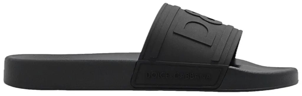 Dép Dolce & Gabbana Rubber Slides 'Black' CS2072AX3898B956 — kich-thuoc: 42