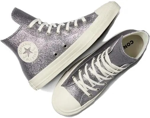 Giày Converse Chuck Taylor All Star Glitter 'Gunmetal' A07948C — ảnh 5