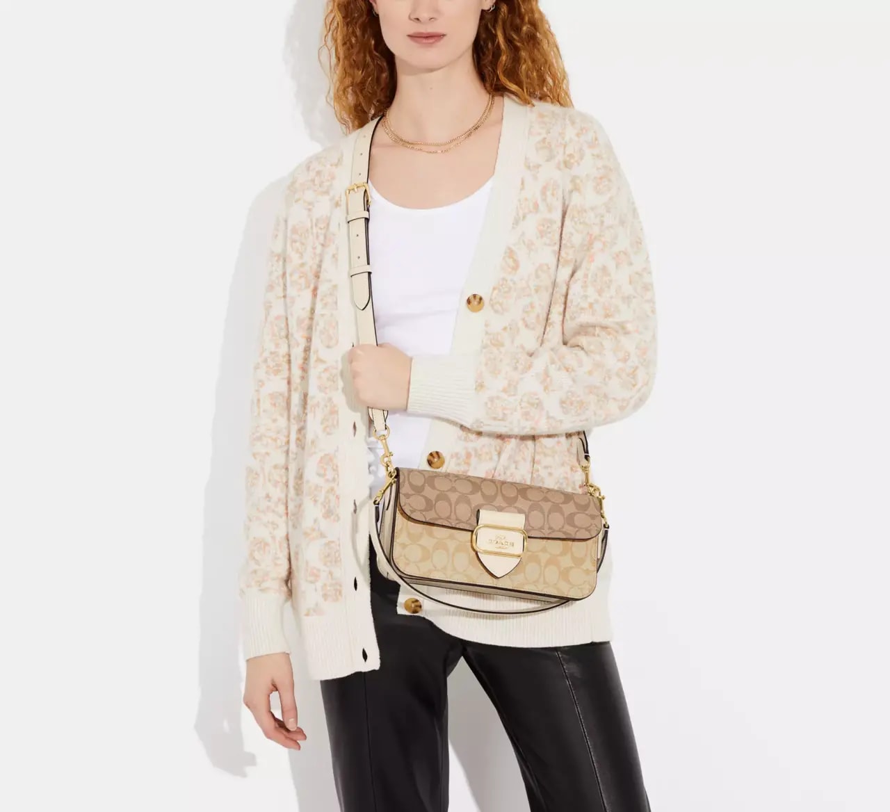 Túi Coach Morgan Blocked Canvas 'Beige' CH506-IMOT4 — ảnh 3