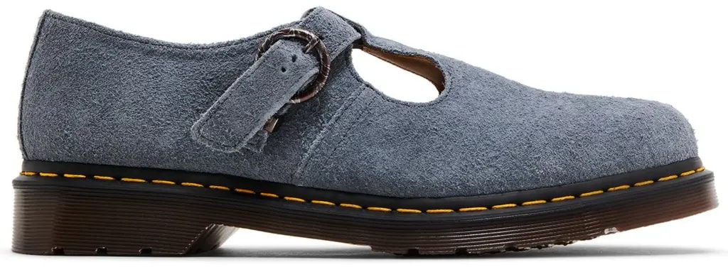 Dép Dr Martens T Bar Napped Suede 'Blue' 31518764 — kich-thuoc: 36