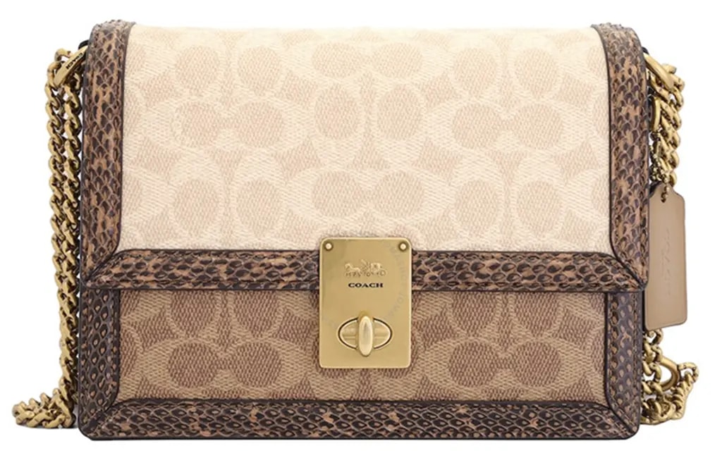 Túi Coach Hutton Shoulder Bag 'Brown' 89068-B4PVR