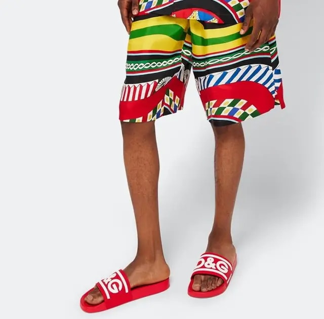 Dép Dolce & Gabbana Rubber Slides 'Red' CS2072AQ85889689 — ảnh 4