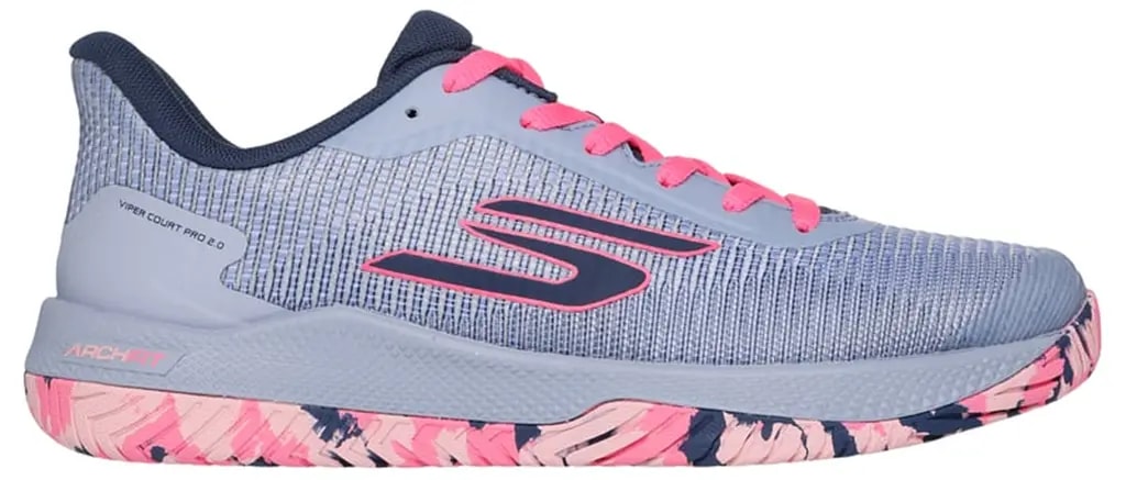 Giày Skechers Viper Court Pro 2.0 'Grey Lavander' 172109-GYLV — kich-thuoc: 36
