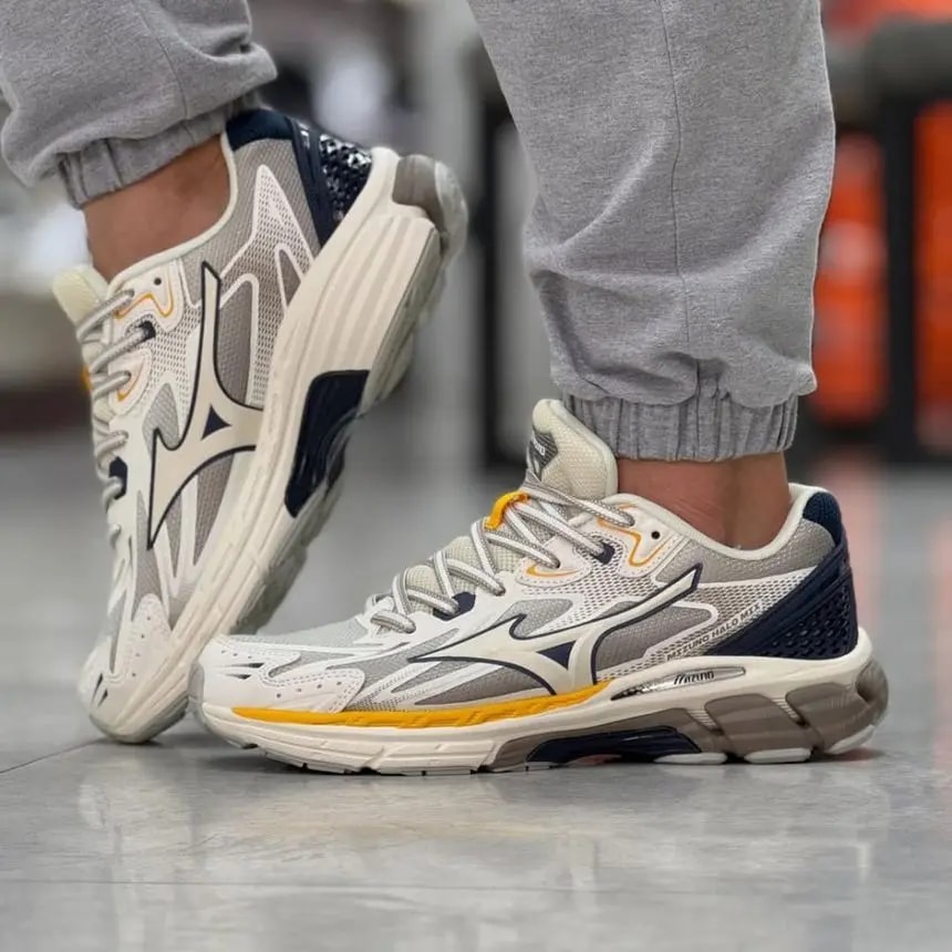Giày Mizuno Halo Mix 'Beige' D1GH240810 — ảnh 3