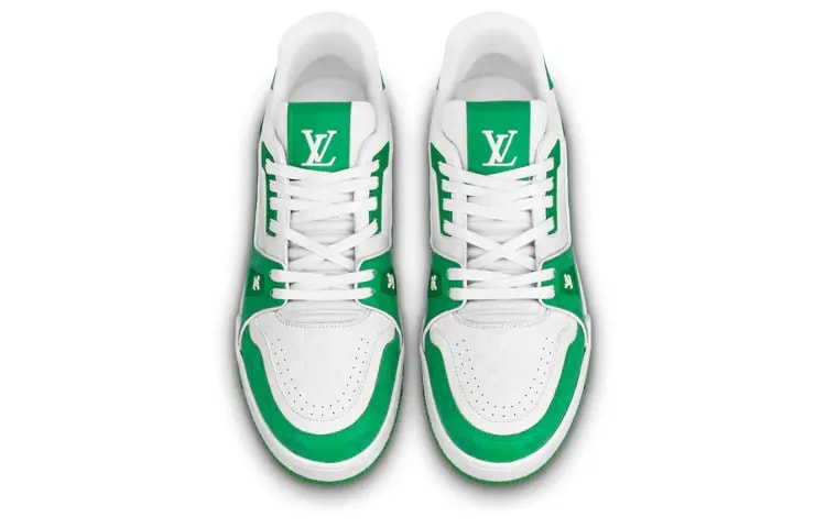 Giày Louis Vuitton Lv Trainers 'White Green' 1AANFY — ảnh 5