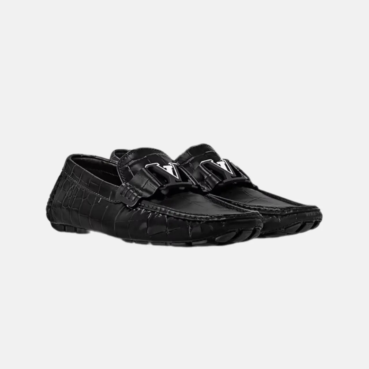 Giày Louis Vuitton Monte Carlo Mocassin 'Black' 1AD5Y5 — ảnh 3