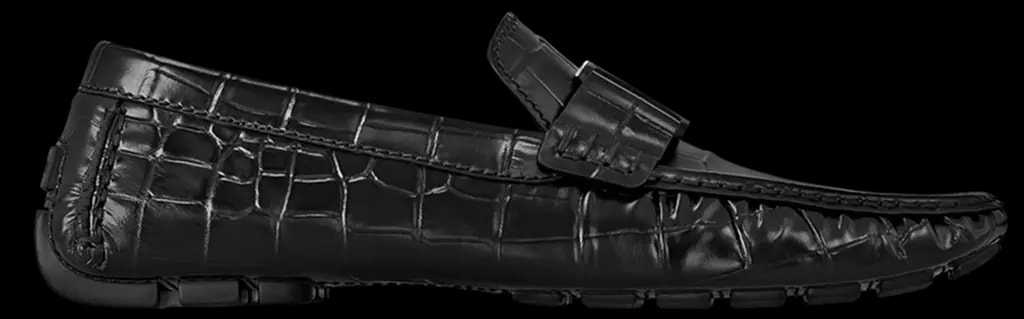 Giày Louis Vuitton Monte Carlo Mocassin 'Black' 1AD5Y5 — kich-thuoc: 40