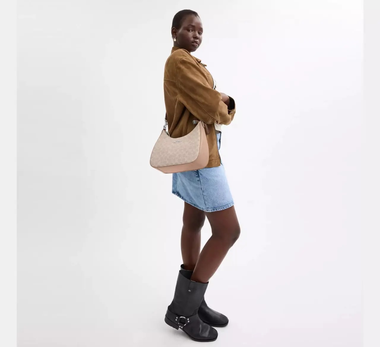 Túi Coach Teri Hobo Bag 'Taupe' CV940-SVPWH — ảnh 2