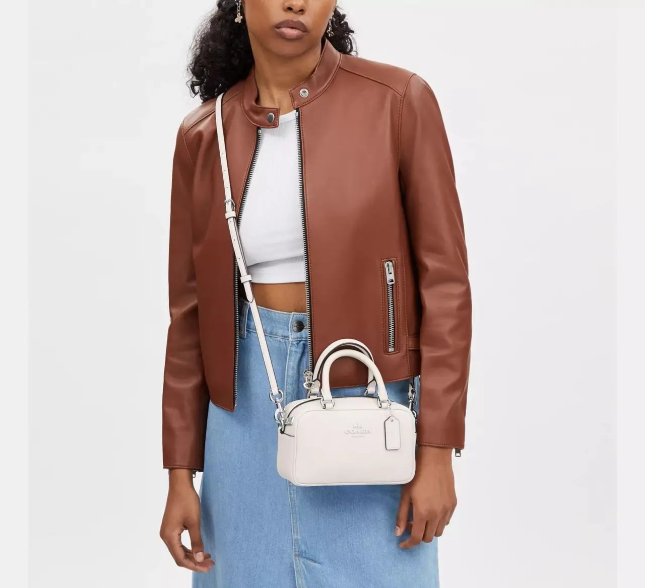 Túi Coach Satchel Crossbody 'Chalk' CT776-SVHA — ảnh 2