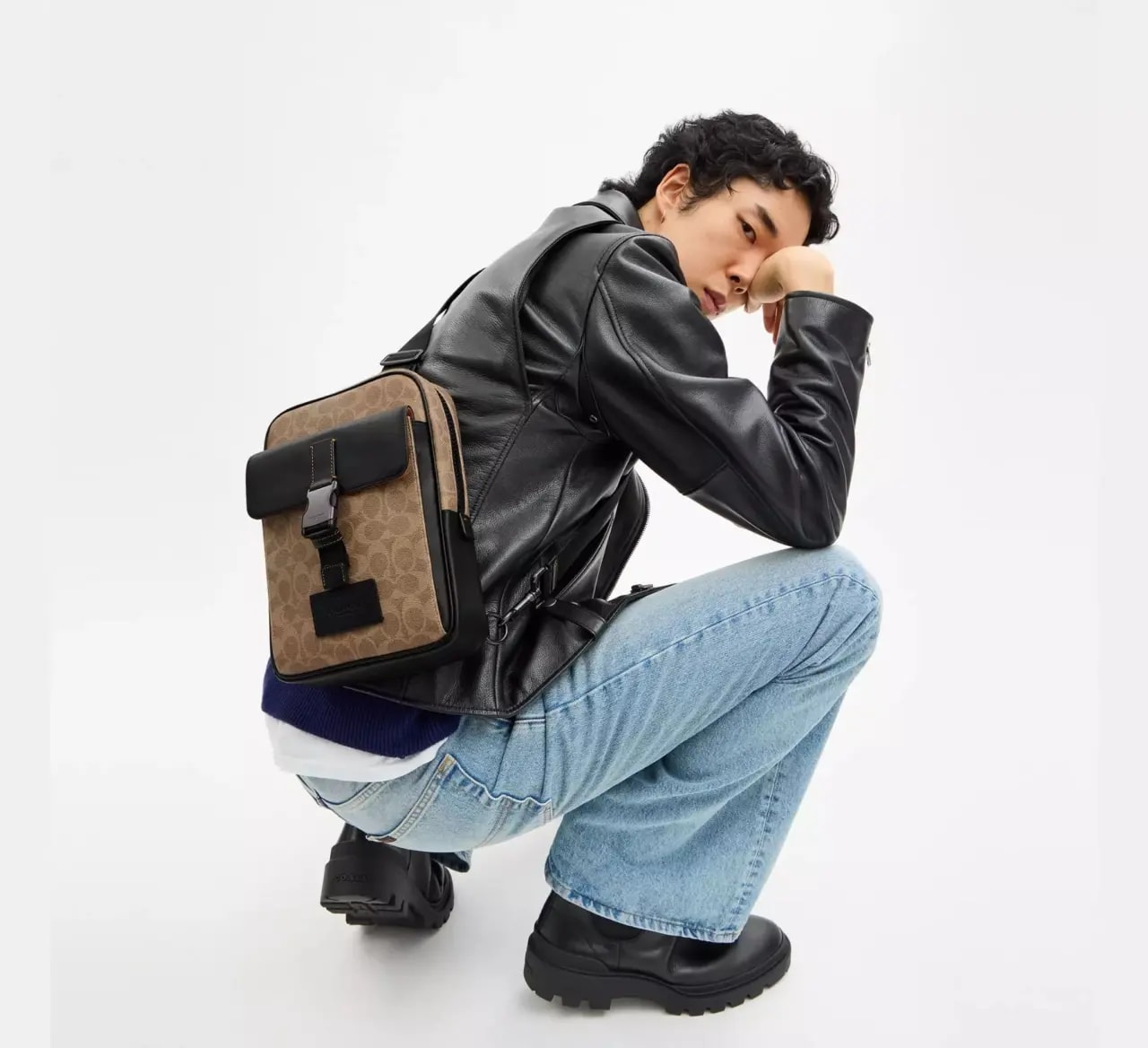 Túi Coach Track Pack 'Tan' CX880-QBNRX — ảnh 2